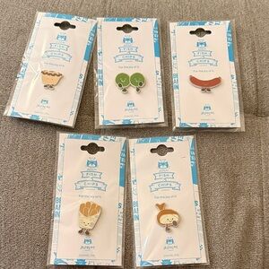 Jellycat London Fish & Chips Enamel Pin Set (5) from Selfridges